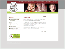 Tablet Screenshot of cowichanmusicfestival.com
